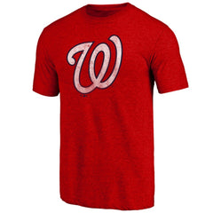 Washington Nationals Father's Day Greatest Dad Tri-Blend T-Shirt - Red T-shirts