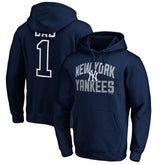 New York Yankees Father's Day #1 Dad Pullover Hoodie - Navy Hoodies