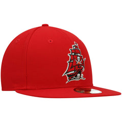 Tampa Bay Buccaneers New Era Omaha 59FIFTY Fitted Hat - Red Hats