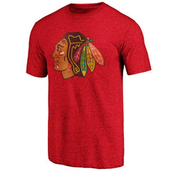 Chicago Blackhawks Greatest Dad Tri-Blend T-Shirt - Red | US 3990256