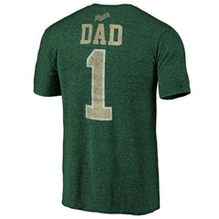 Minnesota Wild Greatest Dad Tri-Blend T-Shirt - Green | US 3990263