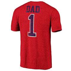 Montreal Canadiens Greatest Dad Tri-Blend T-Shirt - Red | US 3990264