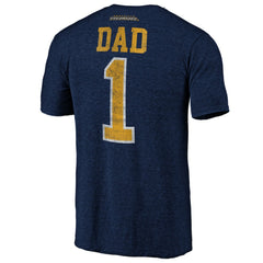 Nashville Predators Greatest Dad Tri-Blend T-Shirt - Navy | US 3990265