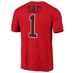 New Jersey Devils Greatest Dad Tri-Blend T-Shirt - Red | US 3990266