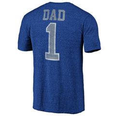 Tampa Bay Lightning Greatest Dad Tri-Blend T-Shirt - Blue | US 3990273