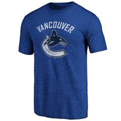 Vancouver Canucks Greatest Dad Tri-Blend T-Shirt - Blue | US 3990275