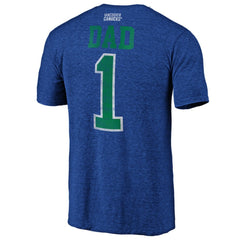 Vancouver Canucks Greatest Dad Tri-Blend T-Shirt - Blue | US 3990275