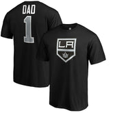 Los Angeles Kings #1 Dad T-Shirt - Black | US 3990292