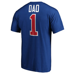 New York Rangers #1 Dad Logo T-Shirt - Blue | US 3990298