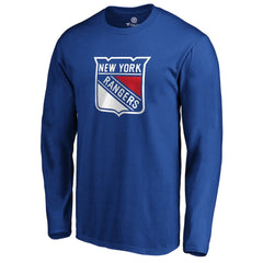 New York Rangers #1 Dad Long Sleeve T-Shirt - Blue | US 3990329