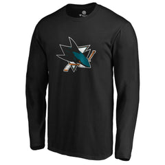 San Jose Sharks #1 Dad Long Sleeve T-Shirt - Black | US 3990333