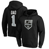 Los Angeles Kings #1 Dad Pullover Hoodie - Black | US 3990354