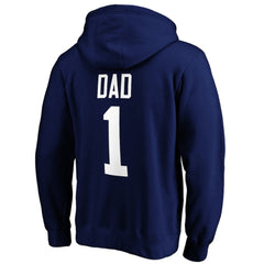 Tampa Bay Lightning #1 Dad Pullover Hoodie - Blue | US 3990366