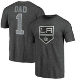 Los Angeles Kings Greatest Dad Tri-Blend T-Shirt - Charcoal | US 3991183