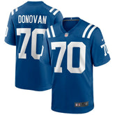 Art Donovan Indianapolis Colts Game Retired Player Jersey - Royal Jerseys
