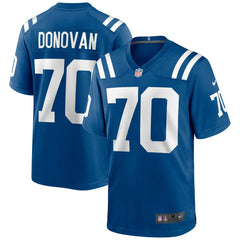 Art Donovan Indianapolis Colts Game Retired Player Jersey - Royal Jerseys