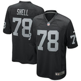 Art Shell Las Vegas Raiders Game Retired Player Jersey - Black Jerseys