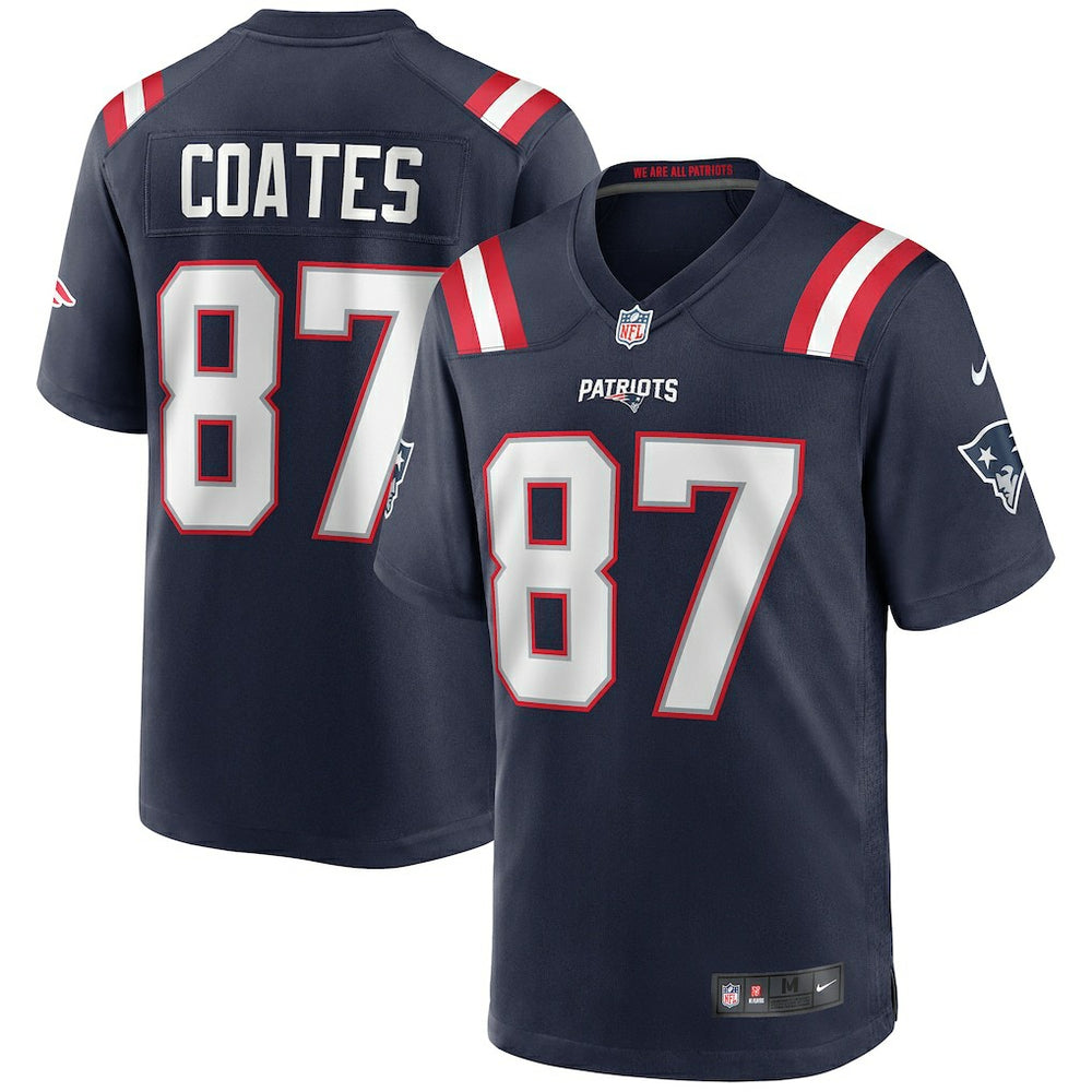 Ben Coates New England Patriots Game Retired Player Jersey - Navy Jerseys