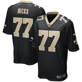 Carl Nicks New Orleans Saints Game Retired Player Jersey - Black Jerseys