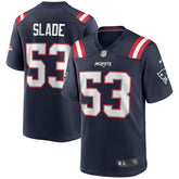 Chris Slade New England Patriots Game Retired Player Jersey - Navy Jerseys