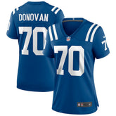 Art Donovan Indianapolis Colts Women's Game Retired Player Jersey - Royal Jerseys