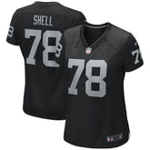 Art Shell Las Vegas Raiders Women's Game Retired Player Jersey - Black Jerseys
