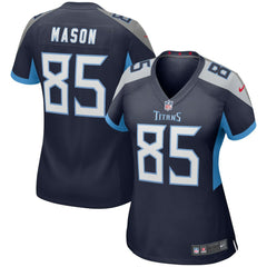 Derrick Mason Tennessee Titans Women's Game Retired Player Jersey - Navy Jerseys