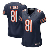 Doug Atkins Chicago Bears Women's Game Retired Player Jersey - Navy Jerseys