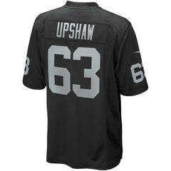 Gene Upshaw Las Vegas Raiders Game Retired Player Jersey - Black Jerseys