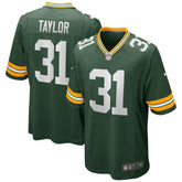 Jim Taylor Green Bay Packers Game Retired Player Jersey - Green Jerseys