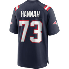 John Hannah New England Patriots Game Retired Player Jersey - Navy Jerseys