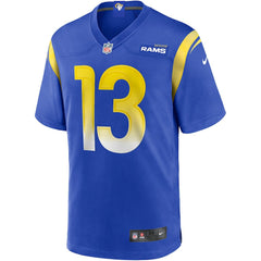 Kurt Warner Los Angeles Rams Game Retired Player Jersey - Royal Jerseys