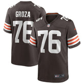 Lou Groza Cleveland Browns Game Retired Player Jersey - Brown Jerseys