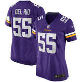 Jack Del Rio Minnesota Vikings Women's Game Retired Player Jersey - Purple Jerseys