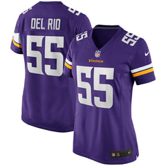 Jack Del Rio Minnesota Vikings Women's Game Retired Player Jersey - Purple Jerseys