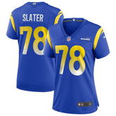 Jackie Slater Los Angeles Rams Women's Game Retired Player Jersey - Royal Jerseys