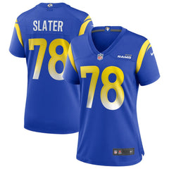 Jackie Slater Los Angeles Rams Women's Game Retired Player Jersey - Royal Jerseys