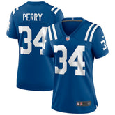 Joe Perry Indianapolis Colts Women's Game Retired Player Jersey - Royal Jerseys