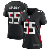 John Abraham Atlanta Falcons Women's Game Retired Player Jersey - Black Jerseys