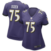 Jonathan Ogden Baltimore Ravens Women's Game Retired Player Jersey - Purple Jerseys