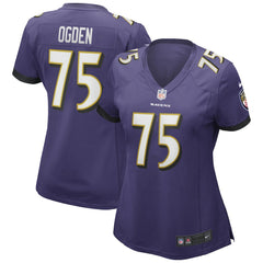 Jonathan Ogden Baltimore Ravens Women's Game Retired Player Jersey - Purple Jerseys