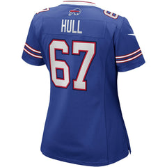 Kent Hull Buffalo Bills Women's Game Retired Player Jersey - Royal Jerseys