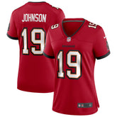Keyshawn Johnson Tampa Bay Buccaneers Women's Game Retired Player Jersey - Red Jerseys
