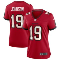 Keyshawn Johnson Tampa Bay Buccaneers Women's Game Retired Player Jersey - Red Jerseys