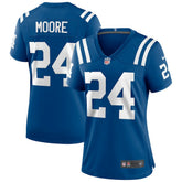 Lenny Moore Indianapolis Colts Women's Game Retired Player Jersey - Royal Jerseys
