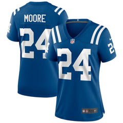 Lenny Moore Indianapolis Colts Women's Game Retired Player Jersey - Royal Jerseys