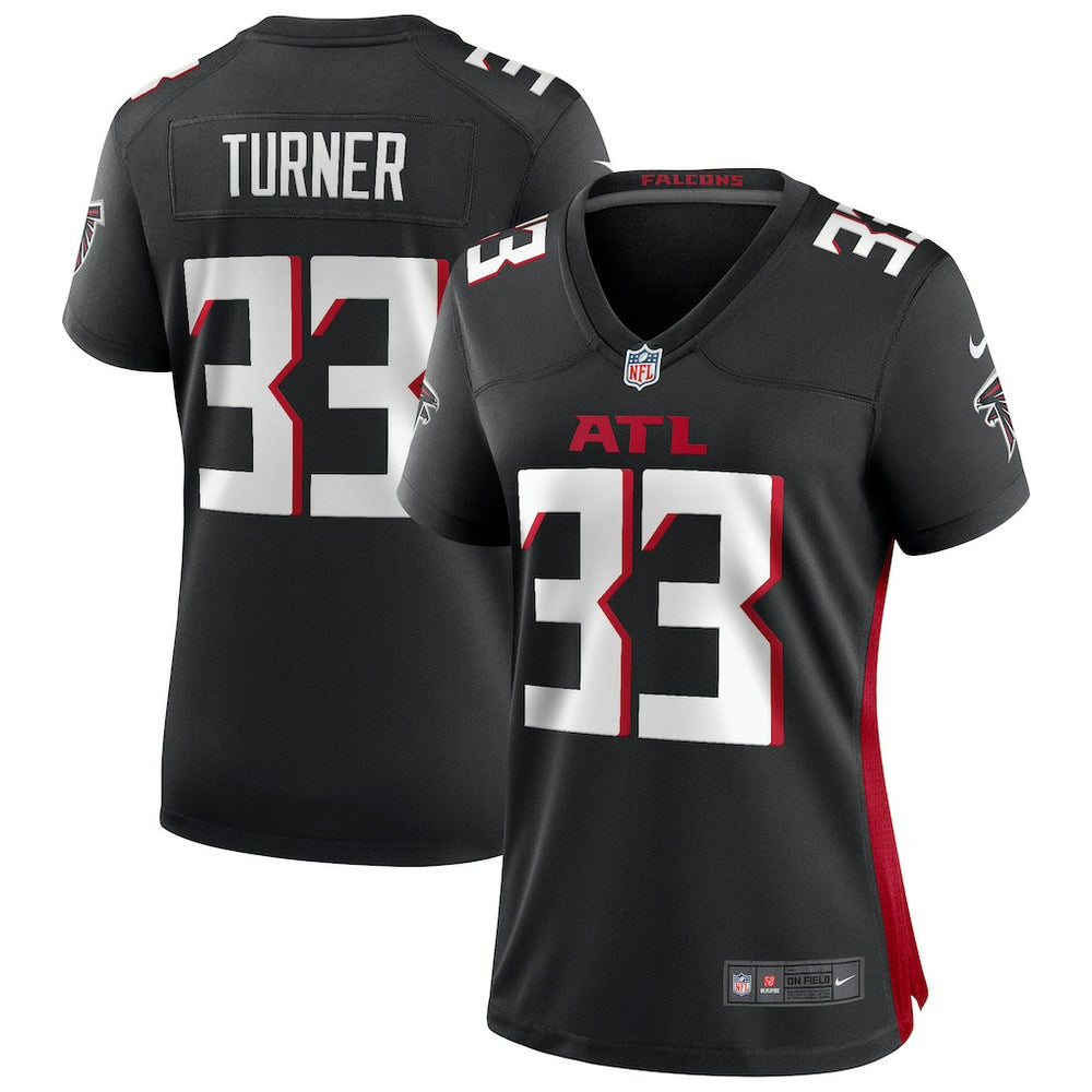 Michael Turner Atlanta Falcons Women's Game Retired Player Jersey - Black Jerseys