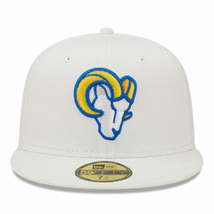 Los Angeles Rams New Era Omaha Ram Head 59FIFTY Fitted Hat - White Hats