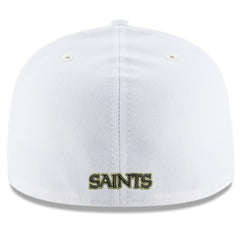 New Orleans Saints New Era Omaha Alternate Logo 59FIFTY Fitted Hat - White Hats