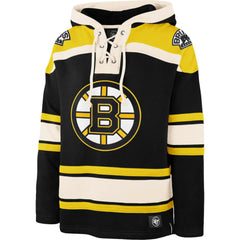 Boston Bruins '47 Superior Lacer Hoodie - Black | US 3996200